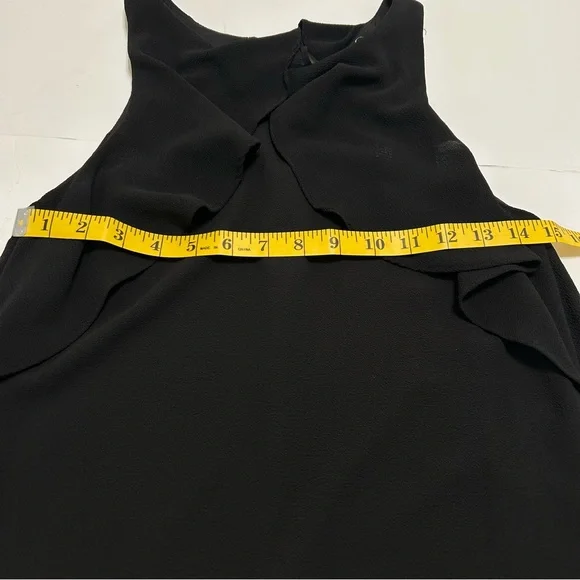 Jessica Simpson Black Sleeveless Cocktail dress Midi Size 6 - Picture 8 of 10